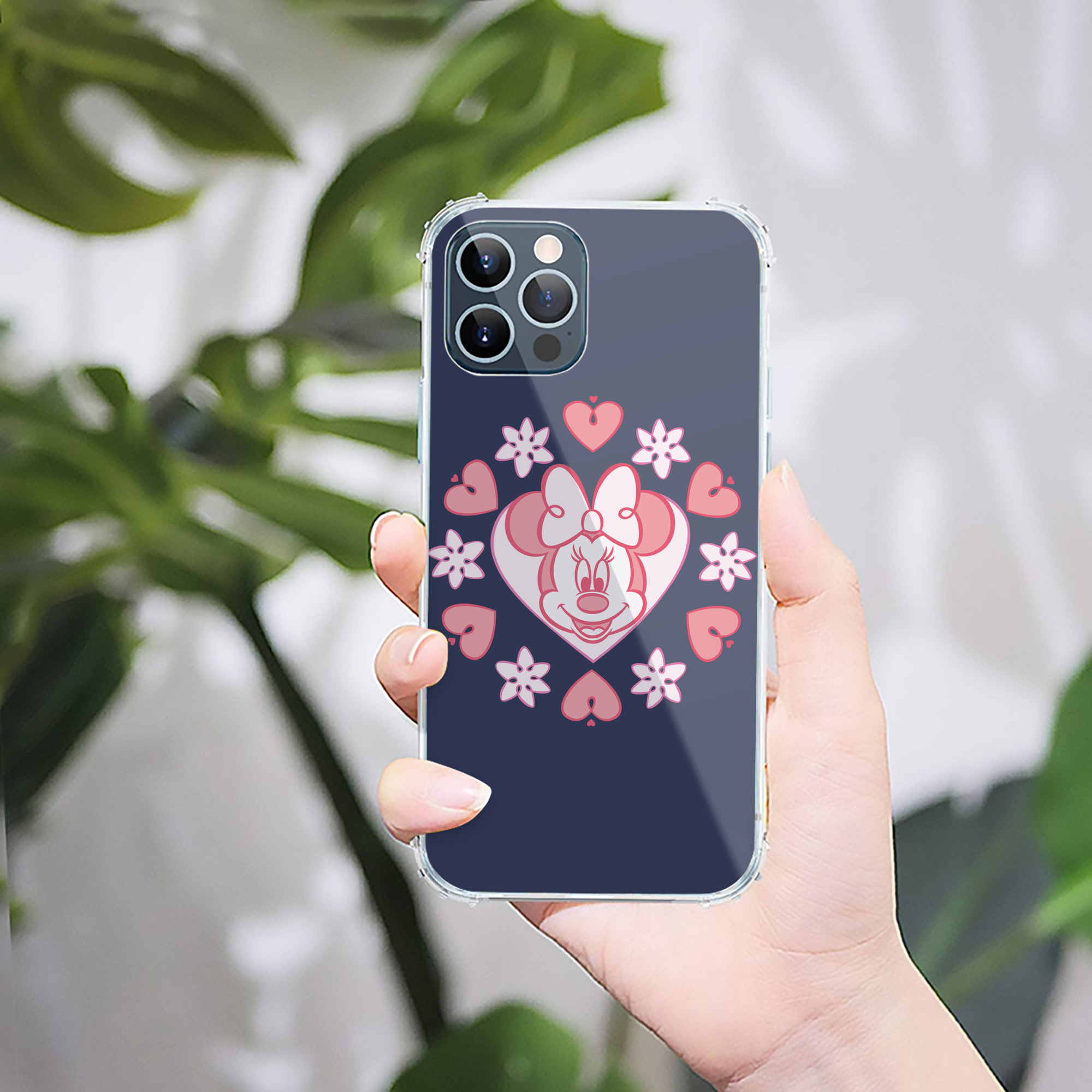ミッキーマウス Mickey Mouse 【iPhone 12シリーズ対応】透明スマホケース（クリアソフトケース）